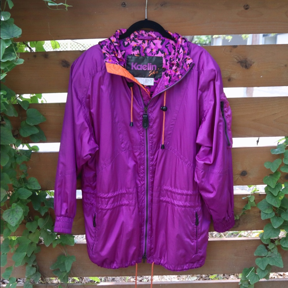 Vintage 80s/90s Purple Ski Jacket by Kaelin Ski